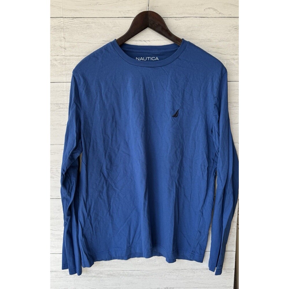 Nautica Long Sleeve T-shirt Men's Small Crew Neck Cotton Layering - Picture 5 of 8